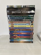 Assorted Bundle Of x17 Steam Train & Railway Enthusiast DVDs Job Lot - Mainline