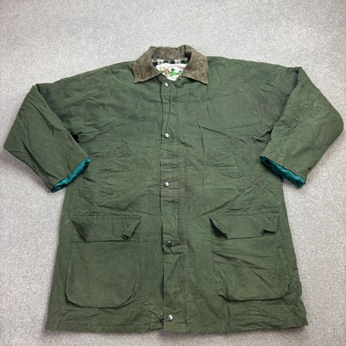 Wax jacket adult large green - adult,