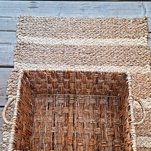 Rectangular woven seagrass - woven,