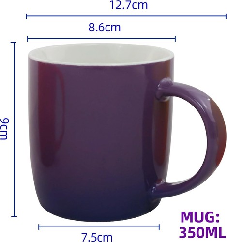 Stoneware coffee mugs - 6x,
