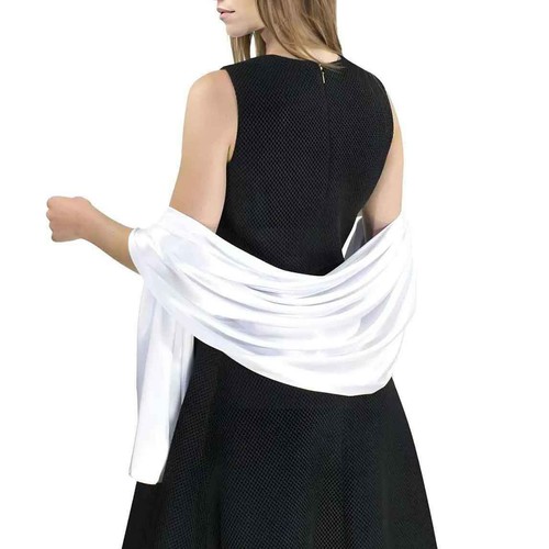 Wedding satin shawl plain - shawl,,