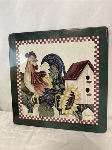 7x7 rooster hot pad range - rooster, by
