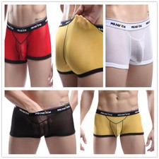 UK Mens See-through Boxer