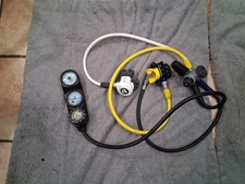 Apeks XL4 Diving Regulator Set Main, Octo, Pressure Gauge with DIN Fitting