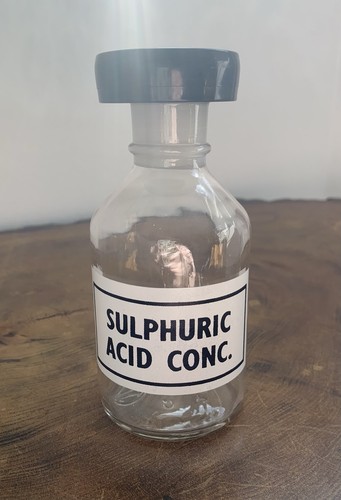 Vintage glass apothecary - glass,