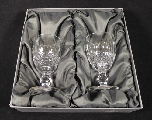 Pair waterford crystal - of,