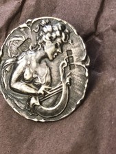 Pair Of Art Nouveau Sterling