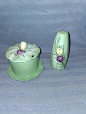 BESWICK 1717 Mustard Pot And Salt Shaker