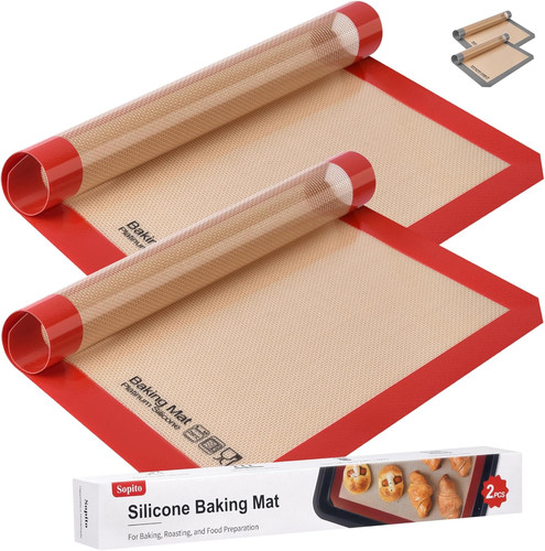 Silicone baking mat 2pcs - silicone,