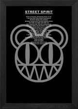 Lyric radiohead Framed Wall
