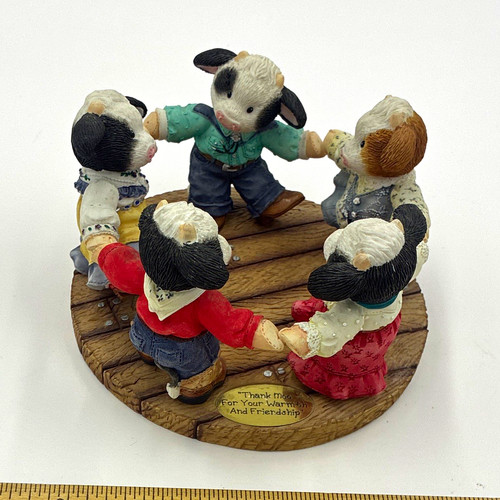 Mary moo moos cow figurine - cow,