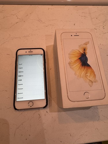 Apple iphone 64gb rose gold - 6s,