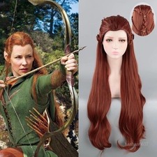 100cm Brown Long Hair Wigs
