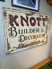 Wooden Hand Painted Original