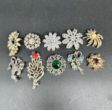 Job Lot 10 X Assorted Brooches