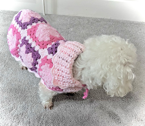 Handmade crochet fluffy love - handmade,