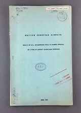 BEA BRITISH EUROPEAN AIRWAYS