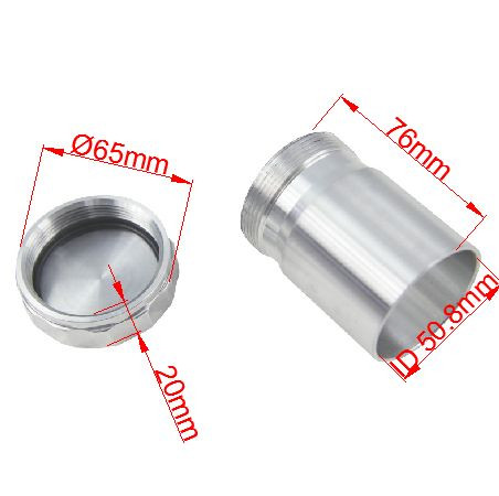 8mm aluminium weld on - 50.8mm,
