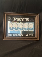 Small vintage Fry’s Chocolate ‘5 Boys’ Advertising Mirror in nice condition