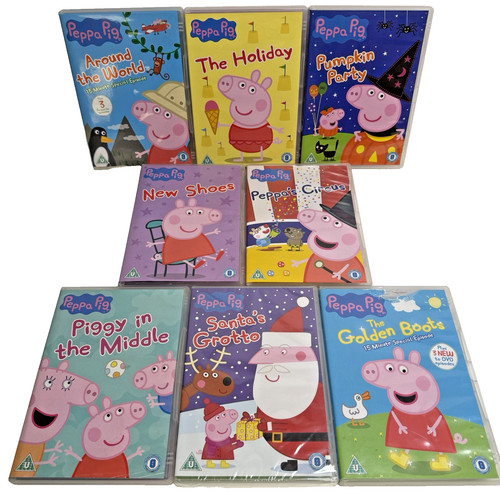 Peppa pig dvd bundle kids - pig,