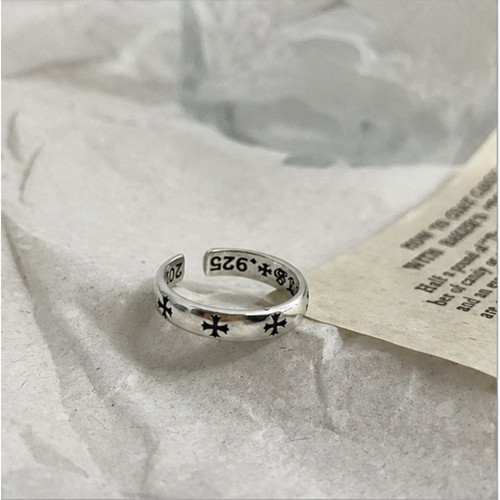 Adjustable silver star cross - adjustable,