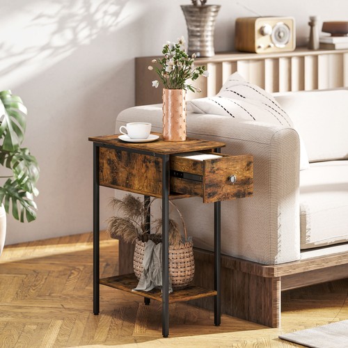 Narrow side table with - side,