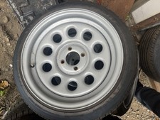 4x100, 7j x 15, aprox et30 JBW STEEL WHEELS Not Weller Rally G60 Banded Steelies