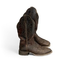 Ariat Heritage R Toe Western Leather Cowboy Boots Women’s US8.5B UK5