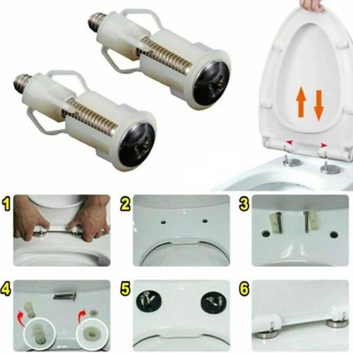 2pcs toilet seat fixing screws - 2pcs,