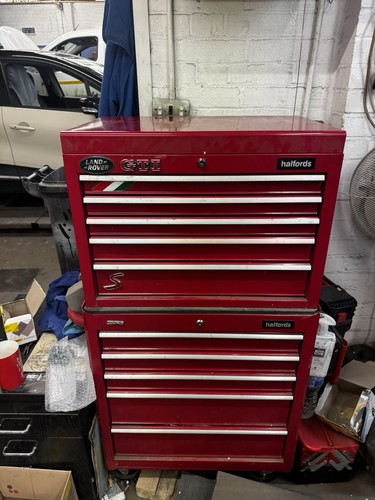 Halfords tool box top and - tool,