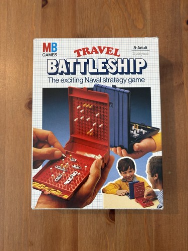 Vintage 1982 travel battleship - vintage,