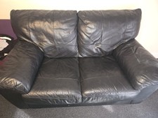 Black Reclining Lounge chair medium size good contition