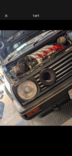 Golf mk2 headlight intake - golf,