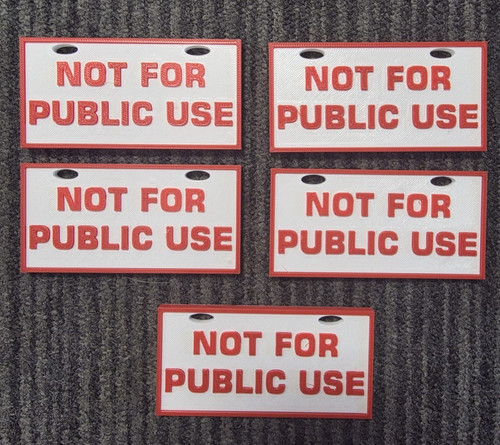 Not for public use sign - use,