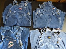 Lot Of (4) Boys Overalls