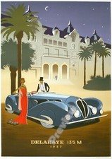 Vintage French Casino Monte Carlo Classic Print Poster Wall Art Deco Picture A4+
