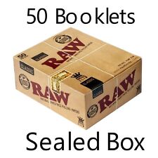 RAW Classic King Size SLIM Rolling Papers – 50 Booklets Sealed Box