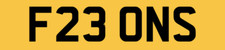 FREON FREONS NUMBER PLATE REFRIGERATION GAS GASSY REG F23 ONS CFC REGISTRATION