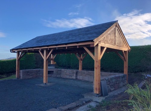 Douglas fir pergola - douglas,
