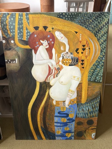 Gustav klimt detail from - -,
