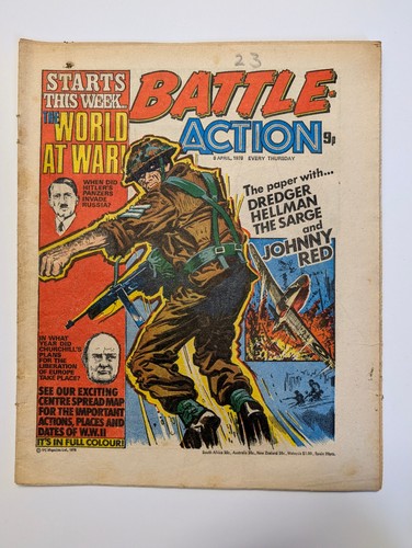 Battle action comic - comic,, april