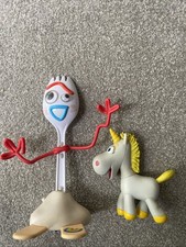 Buttercup Unicorn And Forky From Toy Story Figures