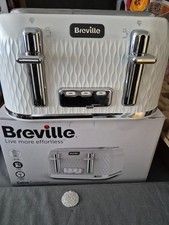 white Breville 4 slice Toaster