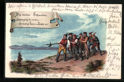 Artist postcard fairy tales - , of