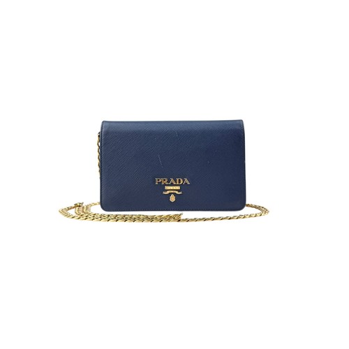 Prada blue saffiano lux - prada,