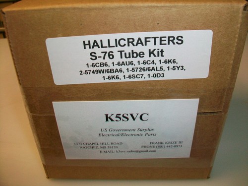 Hallicrafters tube kit - ,