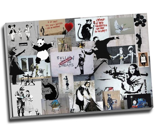 Banksy montage collage - banksy,