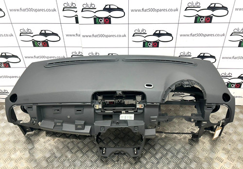 Fiat 500 grey dashboard - fiat,