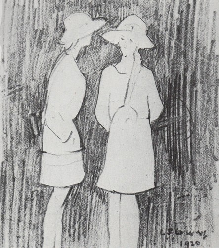 Lowry two girls page from - lowry,