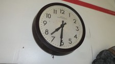 VINTAGE FACTORY CLOCK ..
